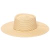 Women San Diego Hat | Women'S Large Brim Oval Crown Boater