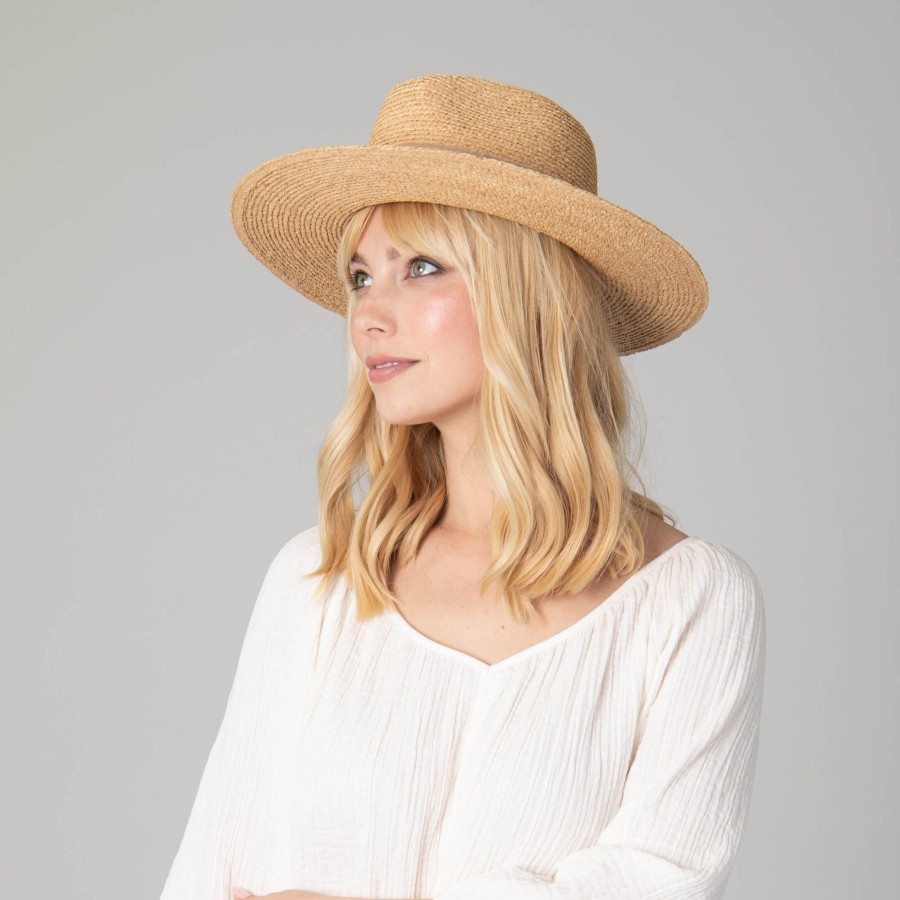 Women San Diego Hat | Coastal Sunset Women'S Stiff Brim Fedora