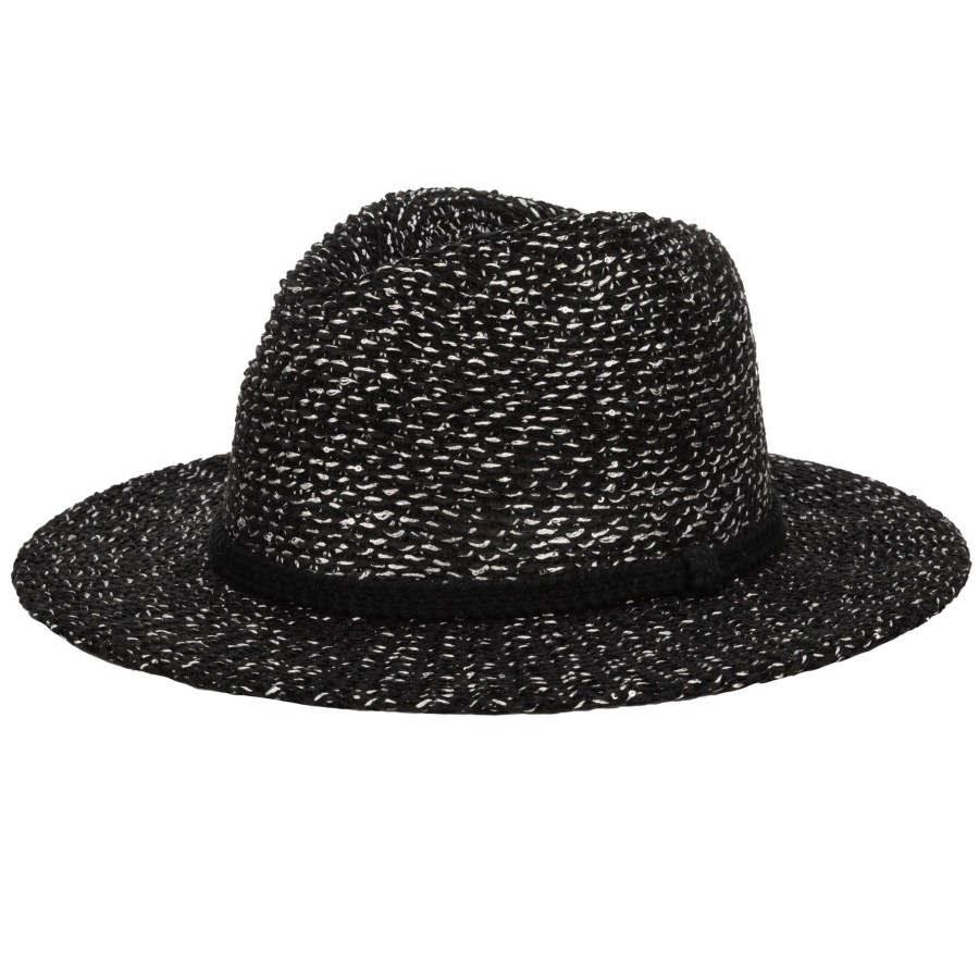 Women San Diego Hat | Women'S Fedora W/Woven Lurex&Braided Trim