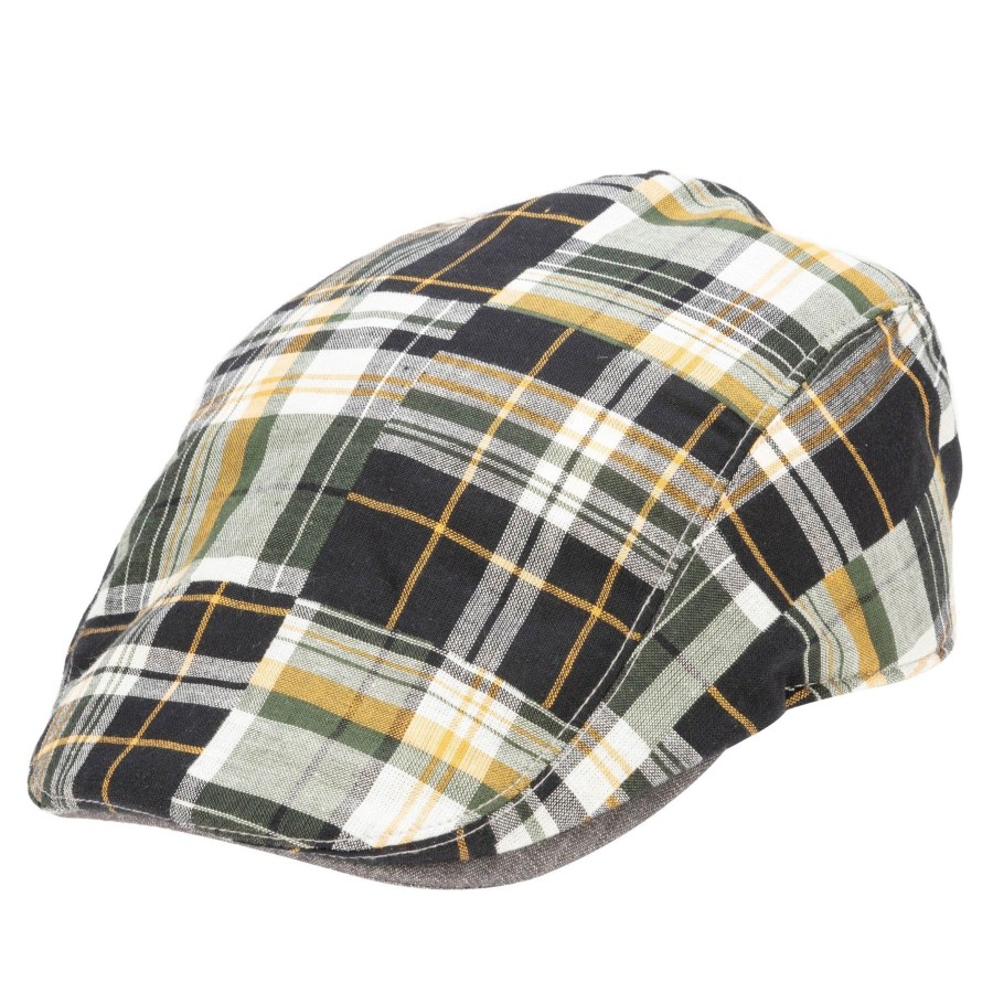 Kids San Diego Hat | Kids Cut And Sew Plaid Drivers Hat