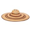 Women San Diego Hat | Women'S Wheat Straw Stripe Wide Brim Sun Hat