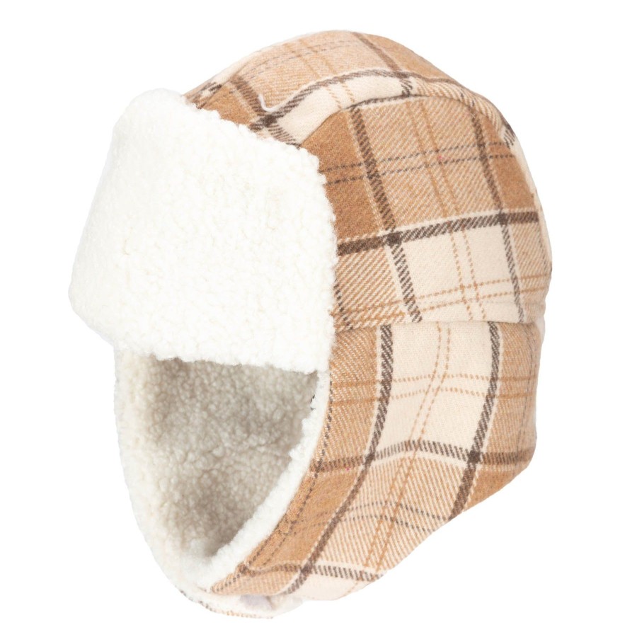 Kids San Diego Hat | Kids Plaid Trapper With Sherpa Brim