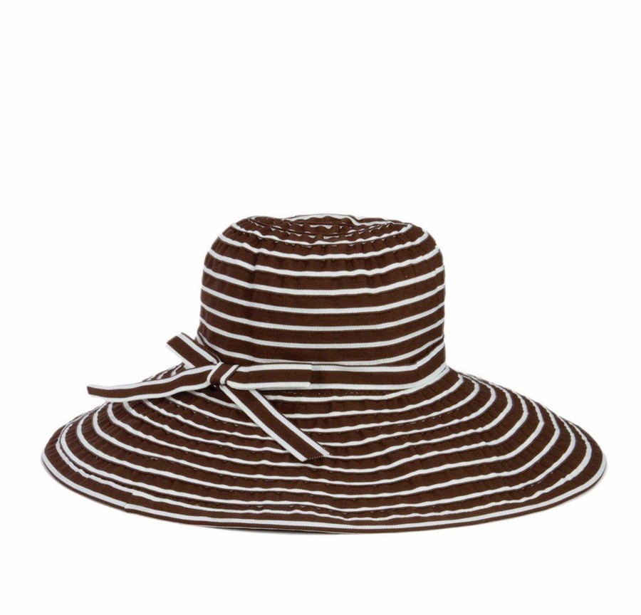 Women San Diego Hat | Women'S Ribbon Braided Large Brim Hat With A Bow