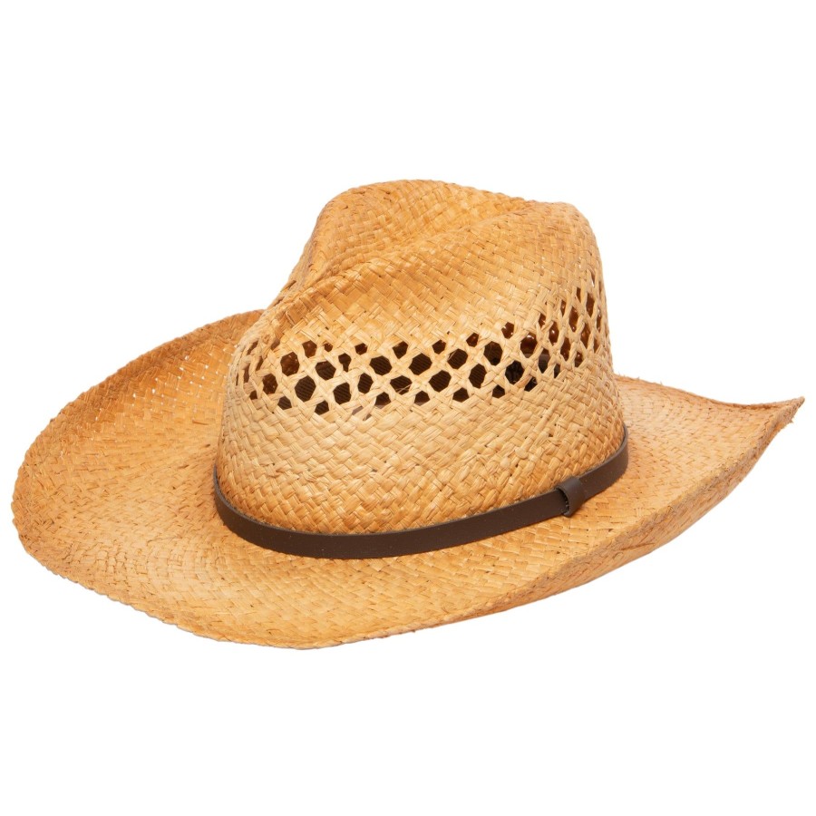 Women San Diego Hat | Women'S Cowboy Hat With Leather Trim