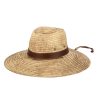 Men San Diego Hat | Mens Paperbraid Fedora With Leather Band And Matching Chin Chord