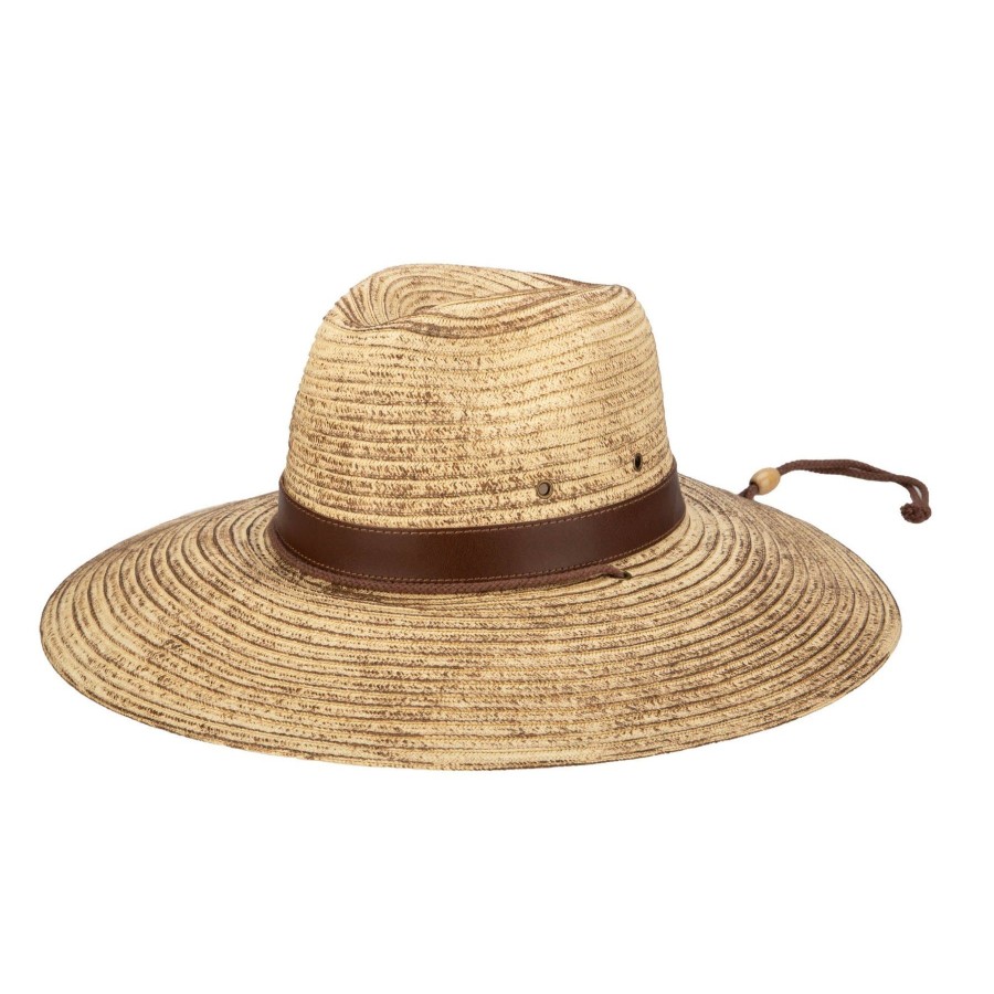 Men San Diego Hat | Mens Paperbraid Fedora With Leather Band And Matching Chin Chord