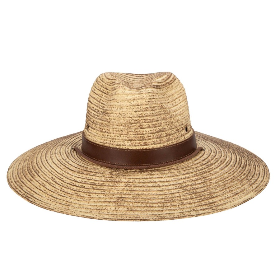 Men San Diego Hat | Mens Paperbraid Fedora With Leather Band And Matching Chin Chord