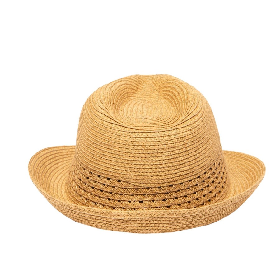 Women San Diego Hat | Everyday Fedora-Women'S Fedora W/Open Weave Inset