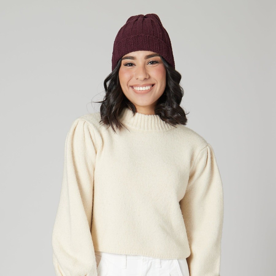 Women San Diego Hat | Women'S Chenille Knit Cuffed Beanie