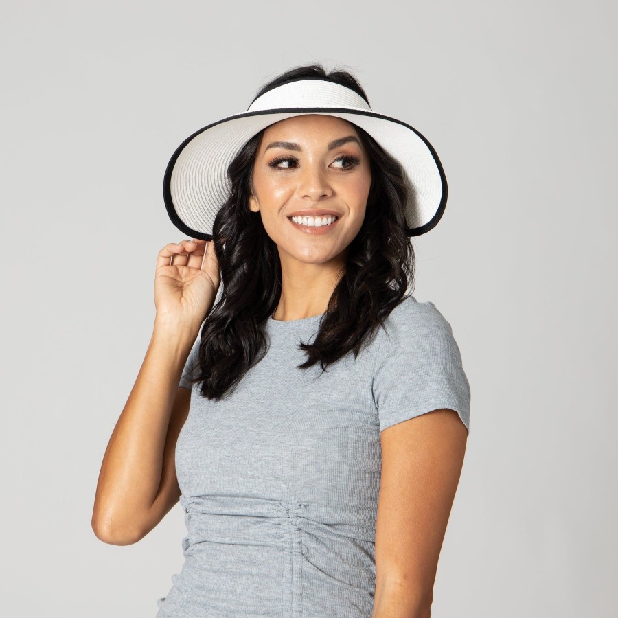 Women San Diego Hat | Women'S Ultrabraid Visor With Bow