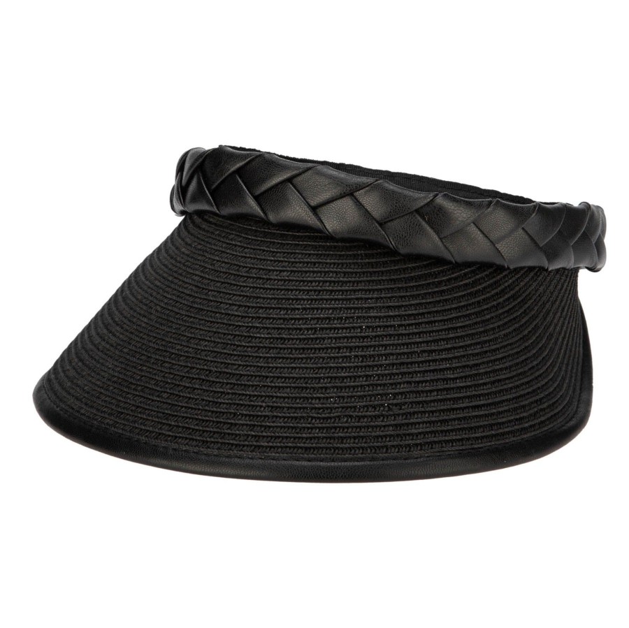 Women San Diego Hat | Looker Visor-Women'S Ultrabraid Visor With Faux Braided Band