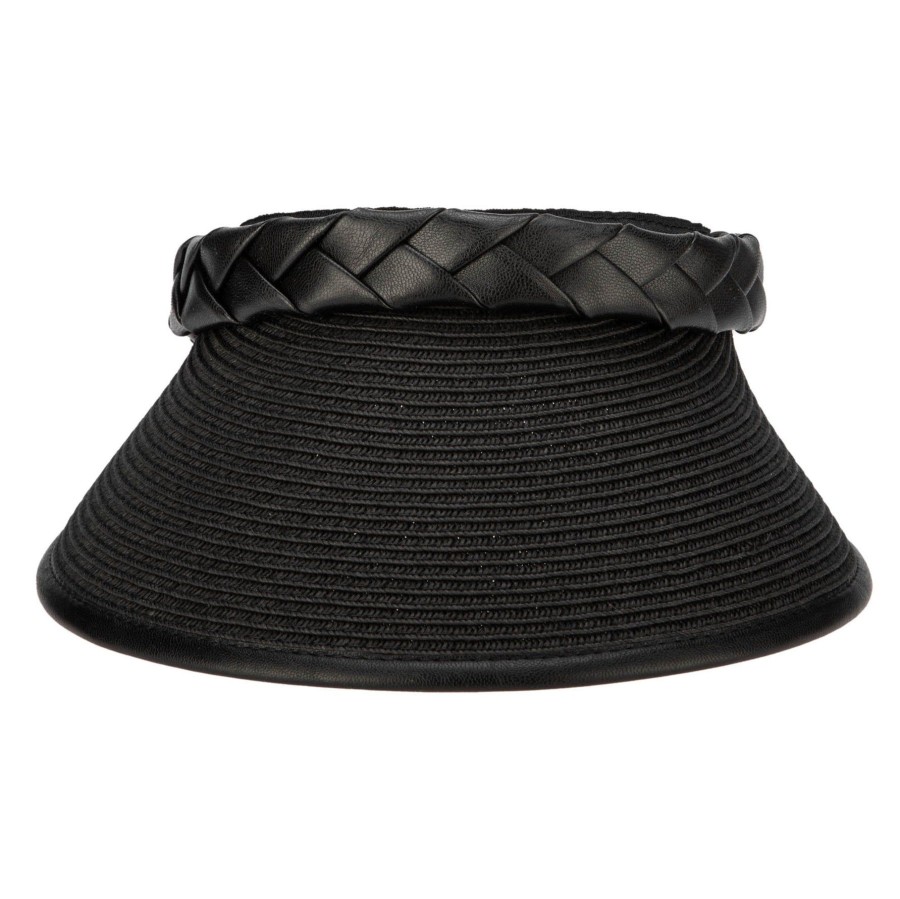 Women San Diego Hat | Looker Visor-Women'S Ultrabraid Visor With Faux Braided Band