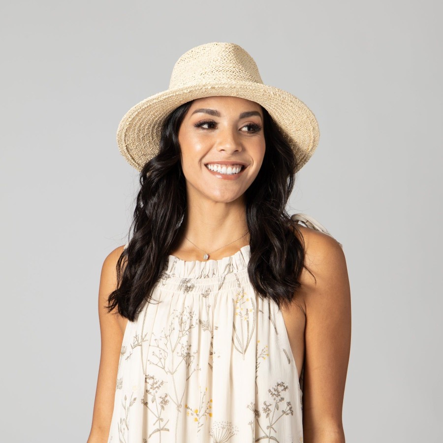 Women San Diego Hat | Women'S Woven Shimmer Fedora W/Braided Band (Pbf7352)