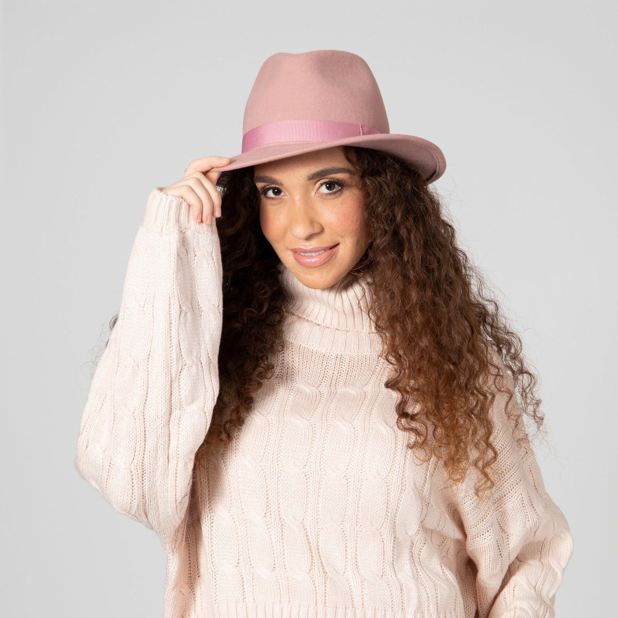 Women San Diego Hat | Women'S Fedora With Bow