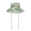 Women San Diego Hat | Colony Palms-Floral Printed Bucket Hat With Ties