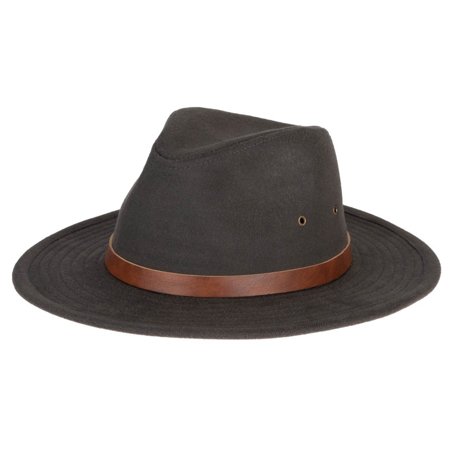 Men San Diego Hat | Faux Felt Fedora With Braided Faux Leather Trim